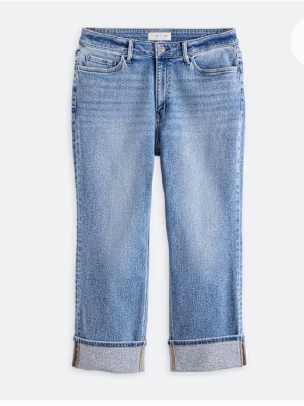 Light Wash Cropped Ankle Jeans - Women's